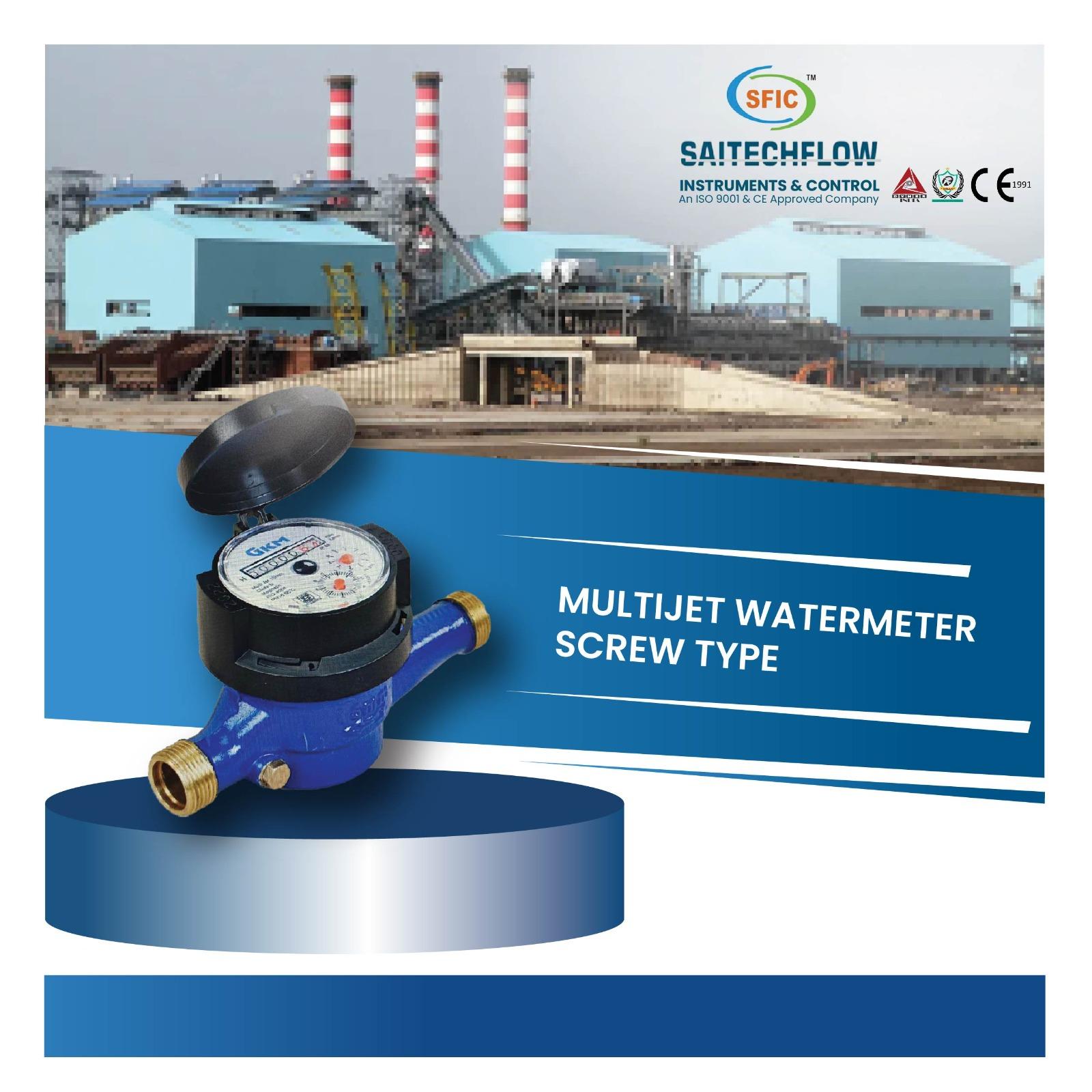 MULTIJET WATER METER SCREW TYPE